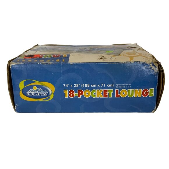 Intex The Wet Set 18-Pocket Lounge Float Pool Mattress Pink Colorful Pockets - Picture 4 of 5